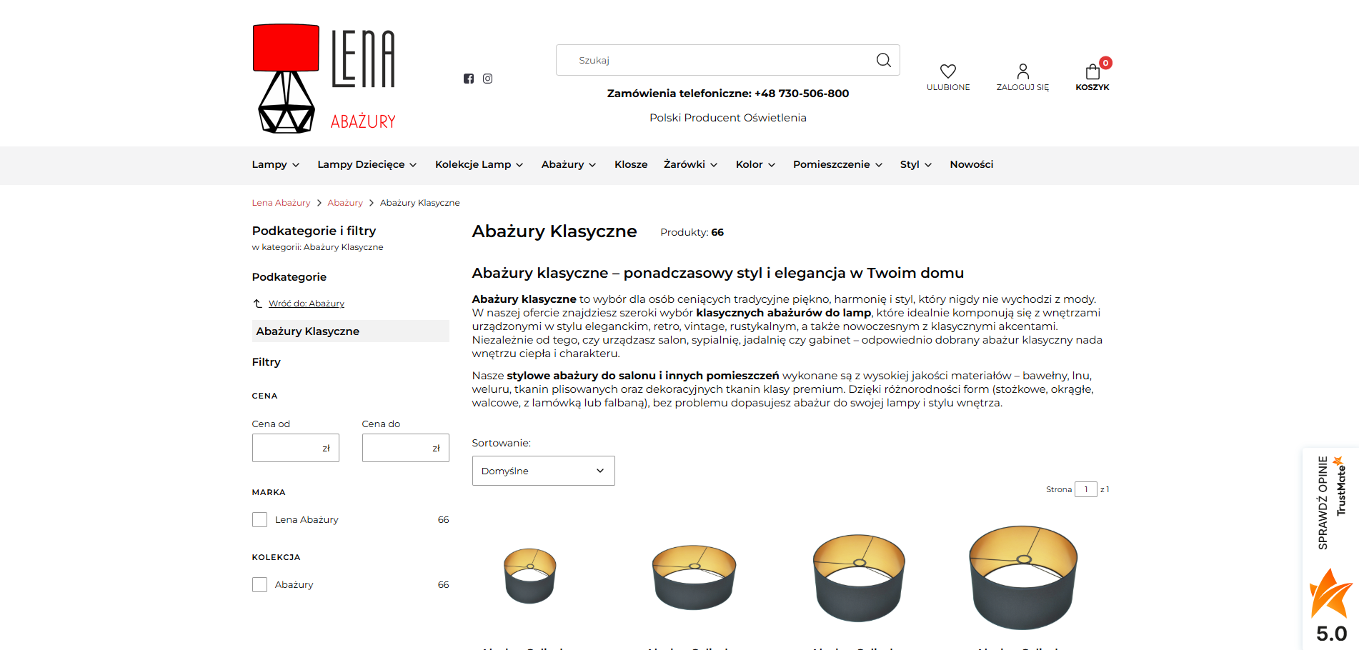 Z jakich materiałów wykonuje się abażury klasyczne?