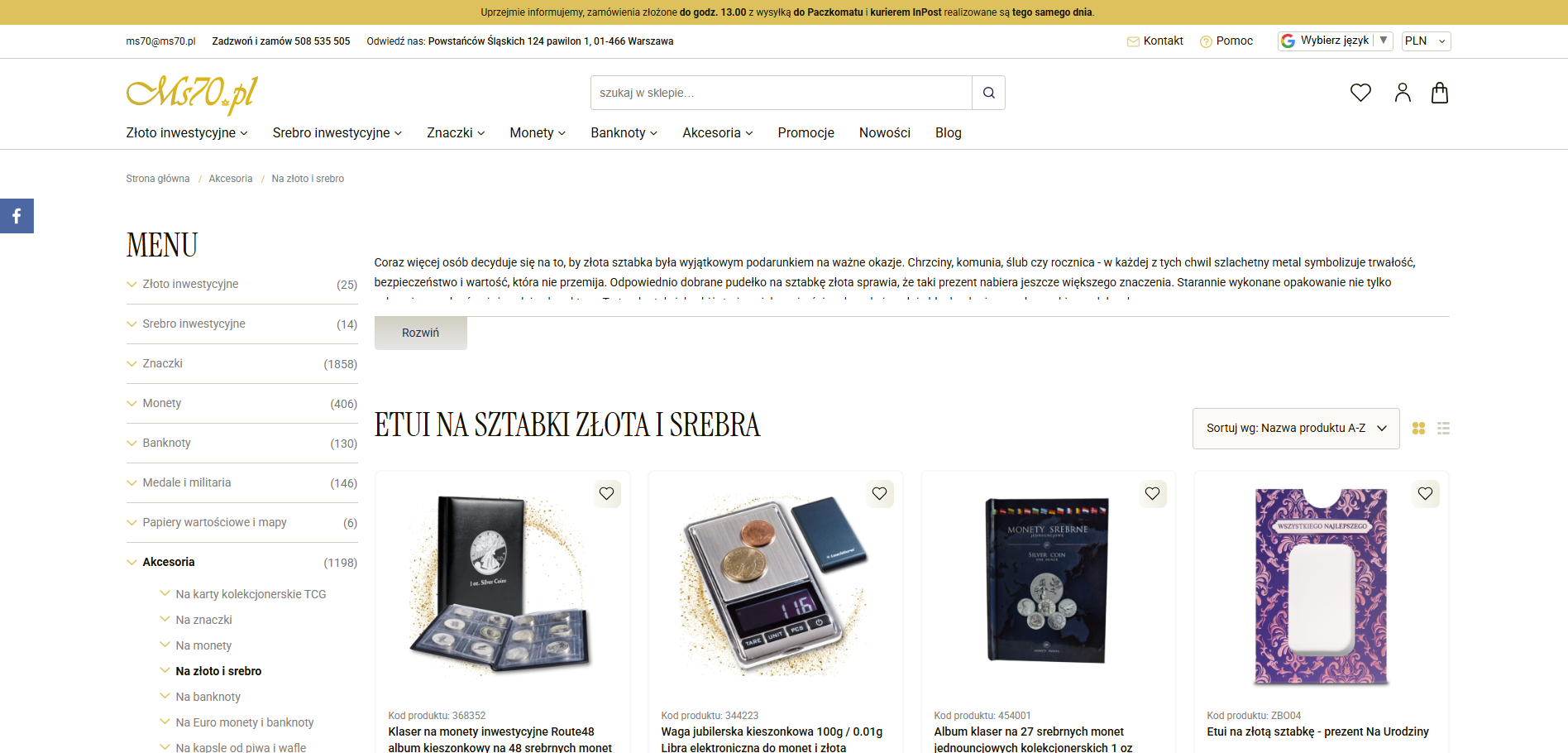 Akcesoria dla kolekcjonerów metali szlachetnych – nie tylko kapsle i gabloty