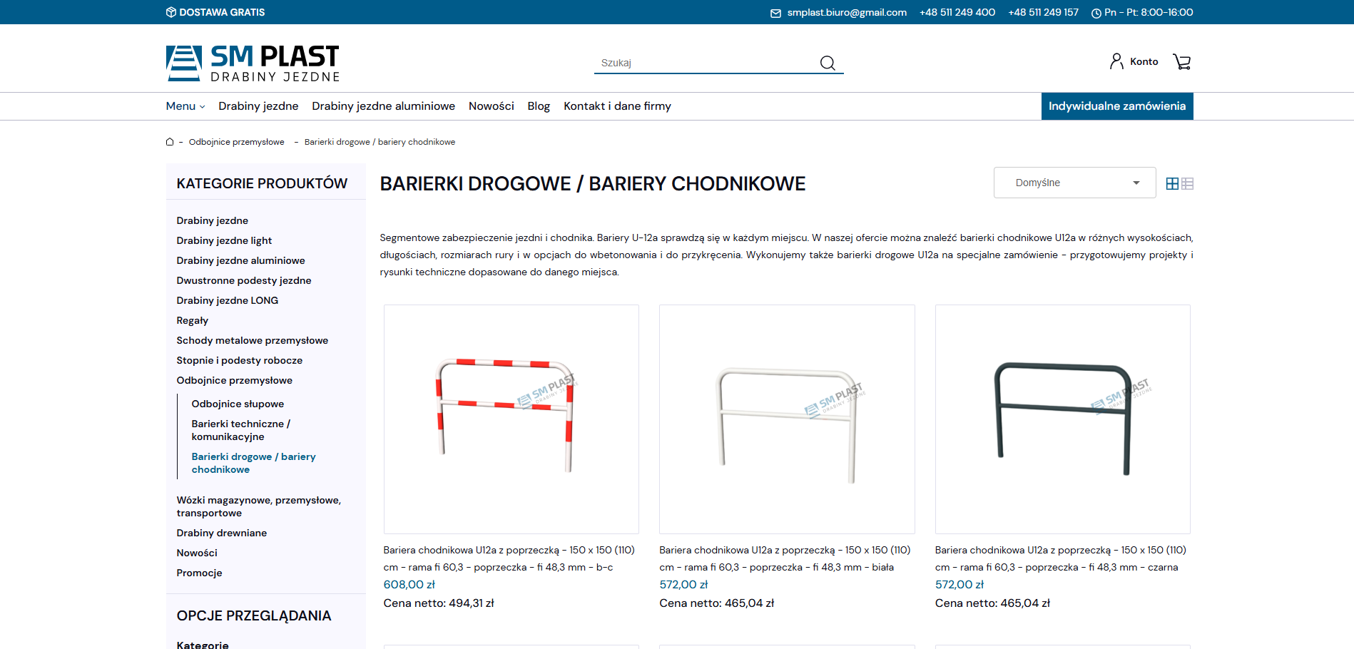 Nowoczesne barierki chodnikowe – połączenie estetyki i funkcjonalności w przestrzeni publicznej