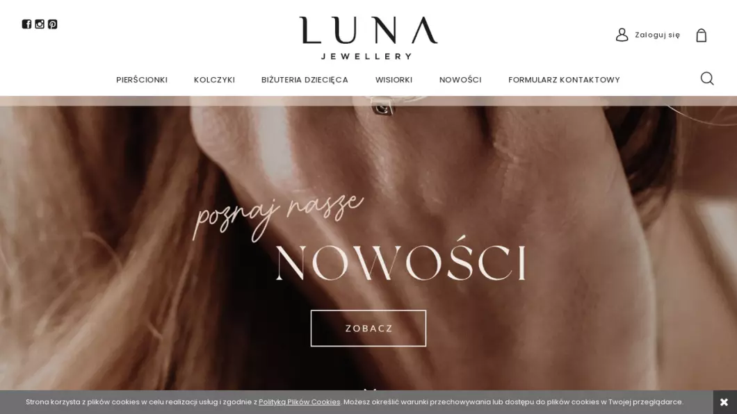 Złota biżuteria Luna Jewellery