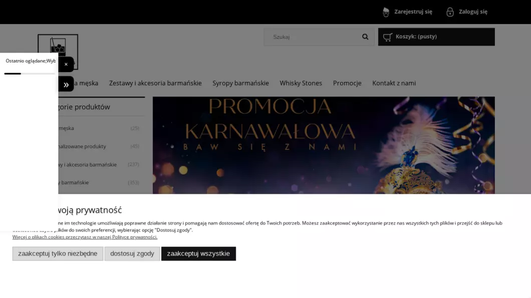 Akcesoria, sprzęt barmański | Sklep internetowy Whiskey Rocks