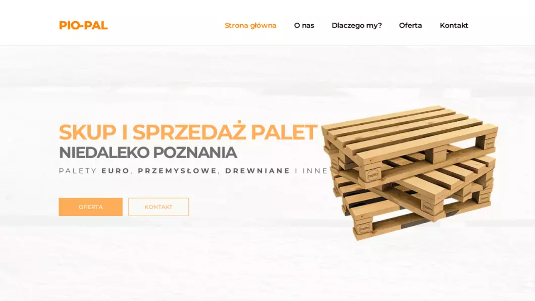Skup i sprzedaż palet PIO-PAL